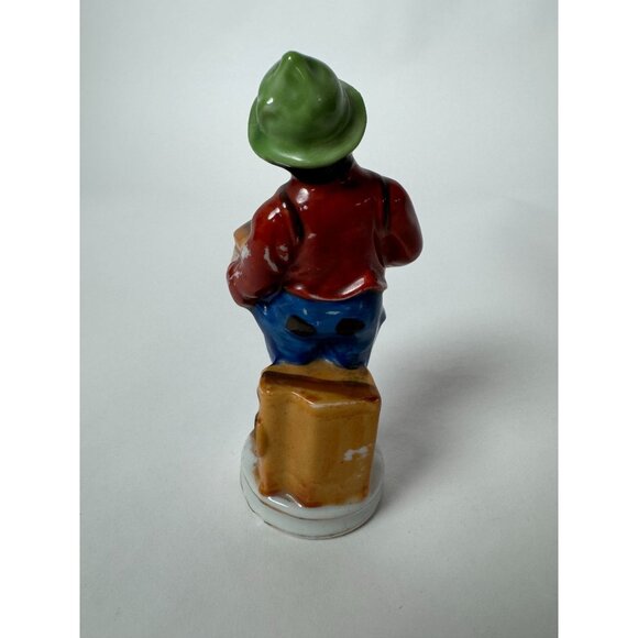 Vintage Porcelain Figurine Of Accordion Player Made In Japan Hand-Painted Collec - Picture 5 of 16